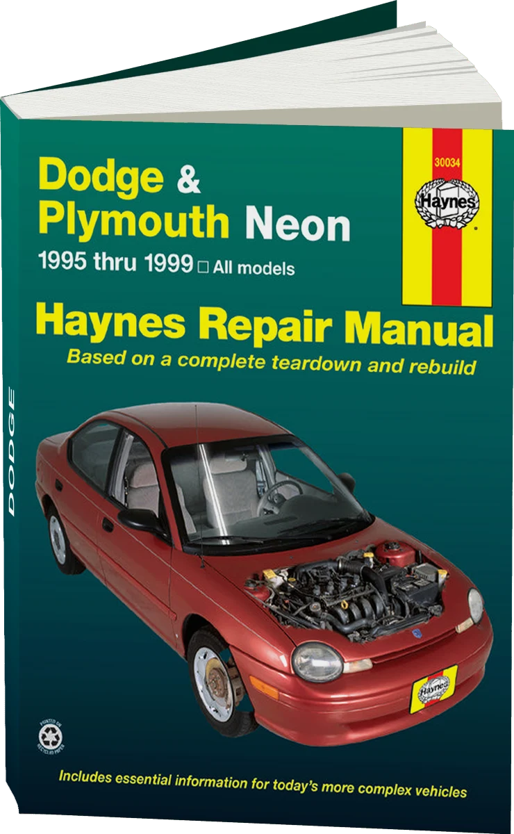 Dodge & Plymouth Neon (1995-1999) Haynes Repair Manual (USA)
