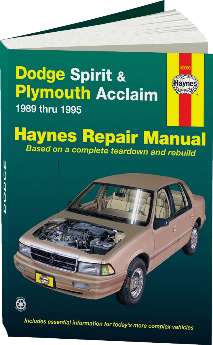 Dodge Spirit & Plymouth Acclaim (89-95) Haynes Repair Manual
