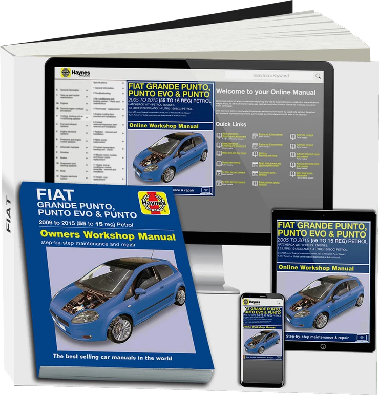 Fiat Grande Punto, Punto Evo and Punto Petrol (2006-2015) Haynes Repair Manual