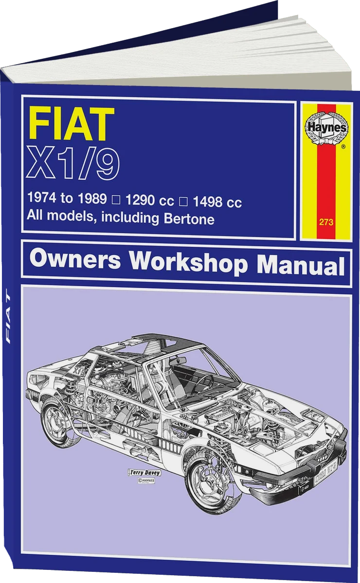 Fiat X1/9 (1974-1989) Haynes Repair Manual