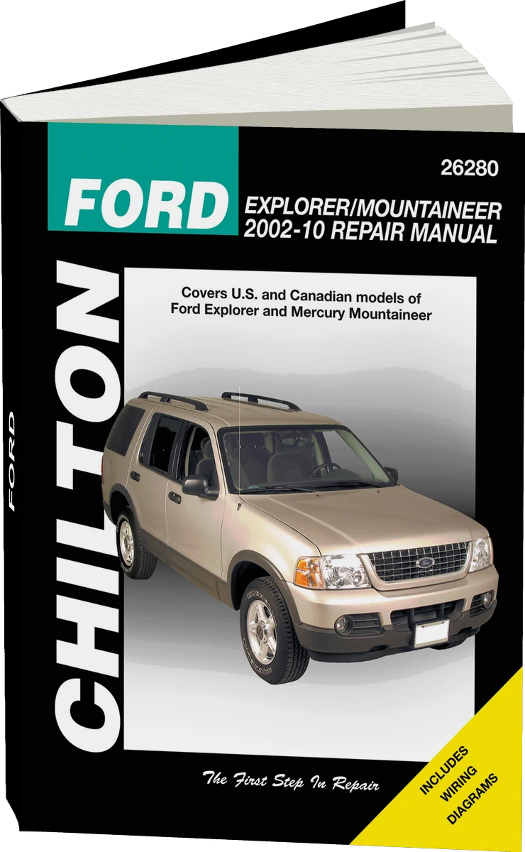 Ford (2002-10) for of Ford Explorer & Mercury Mountaineer (exc. Sport Trac models) Chilton Repair Manual (USA)