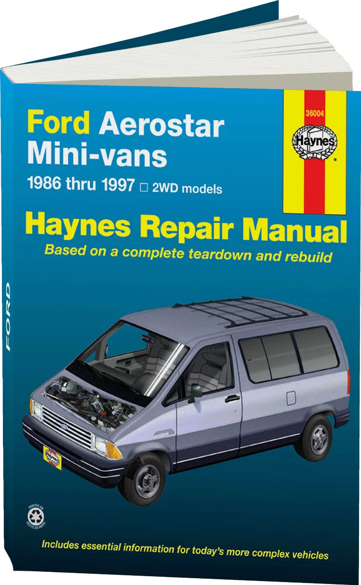 Ford Aerostar Mini-vans (1986-1997) with two wheel drive Haynes Repair Manual (USA)