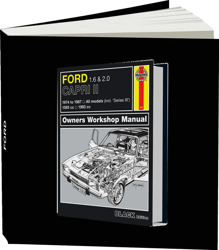 Ford Capri II (and III) 1.6 & 2.0 (1974-1987) Haynes Repair Manual  - Premium Hardback Edition