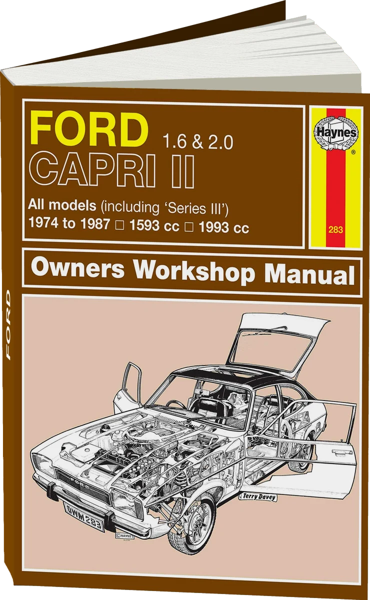 Ford Capri II (and III) 1.6 & 2.0 (1974-1987) Haynes Repair Manual