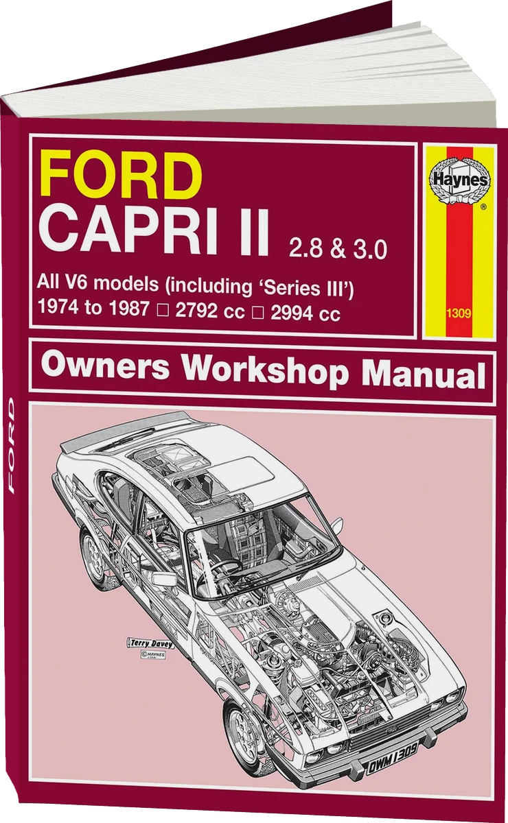 Ford Capri II (and III) 2.8 & 3.0 V6 (1974-1987) Haynes Repair Manual