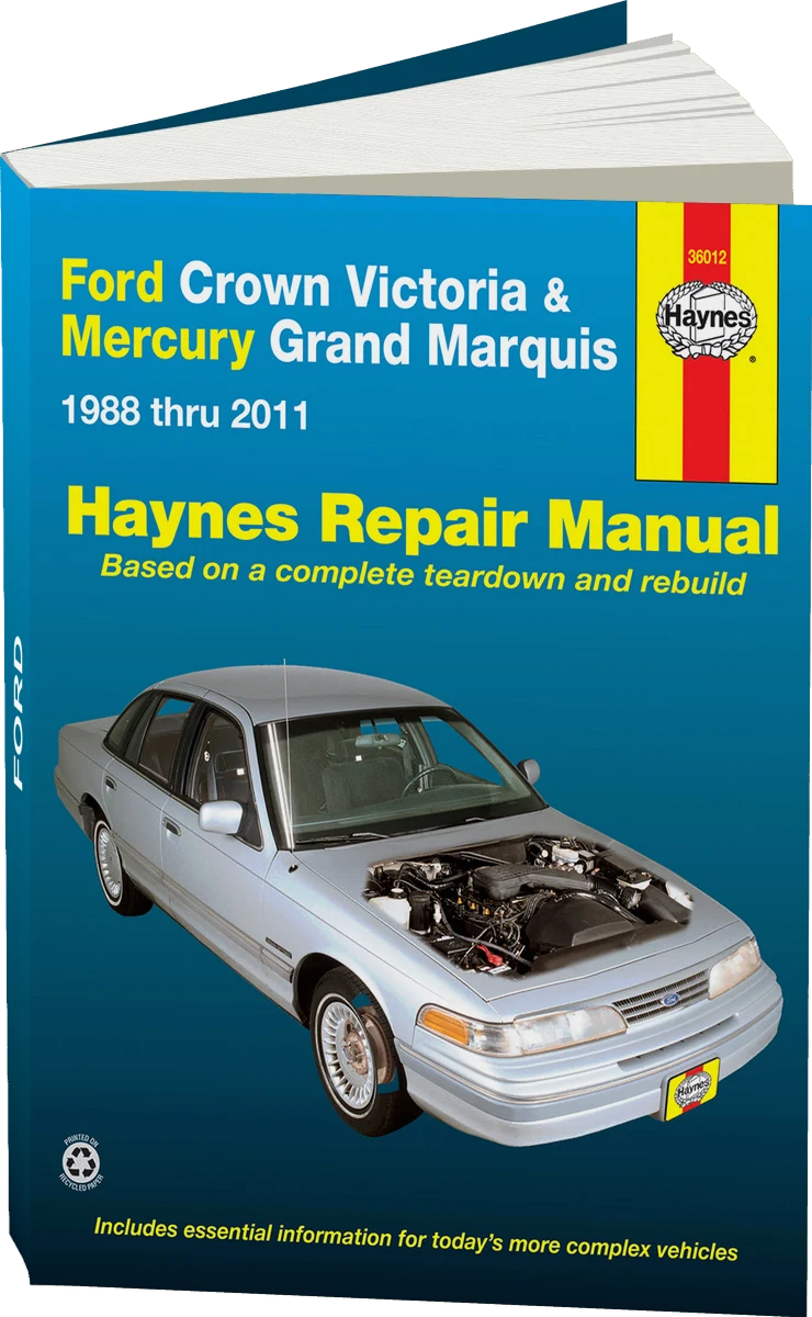 Ford Crown Victoria & Mercury Grand Marquis (88-11) (Covers all fuel-injected models) Haynes Repair Manual