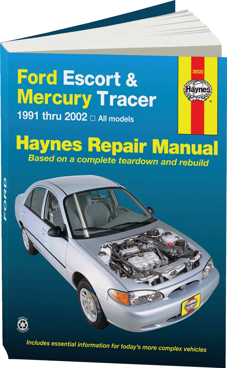 Ford Escort & Mercury Tracer (1991-2002) Haynes Repair Manual (USA)