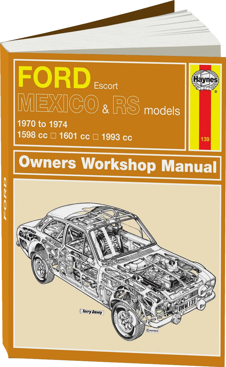 Ford Escort Mk I Mexico, RS 1600 & RS 2000 (1970-1974) Haynes Repair Manual