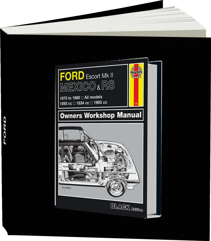 Ford Escort Mk II Mexico, RS 1800 & RS 2000 (1975-1980) Haynes Repair Manual - Premium Hardback Edition
