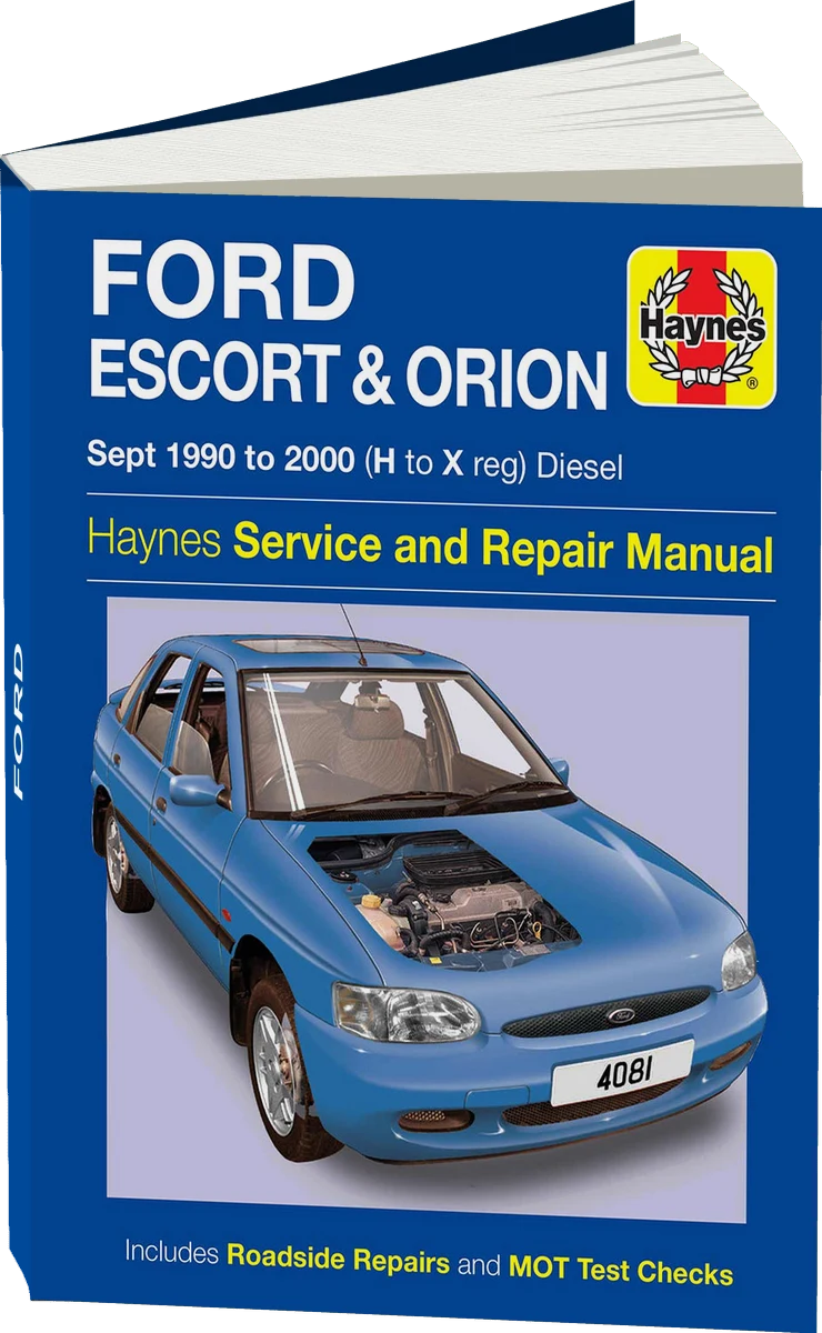 Ford Escort & Orion Diesel (Sept 1990-2000) Haynes Repair Manual