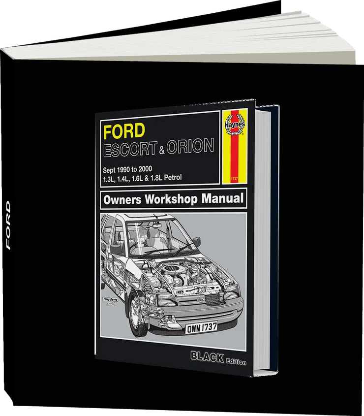 Ford Escort & Orion Petrol (Sept 1990-2000) Haynes Repair Manual - Premium Hardback Edition