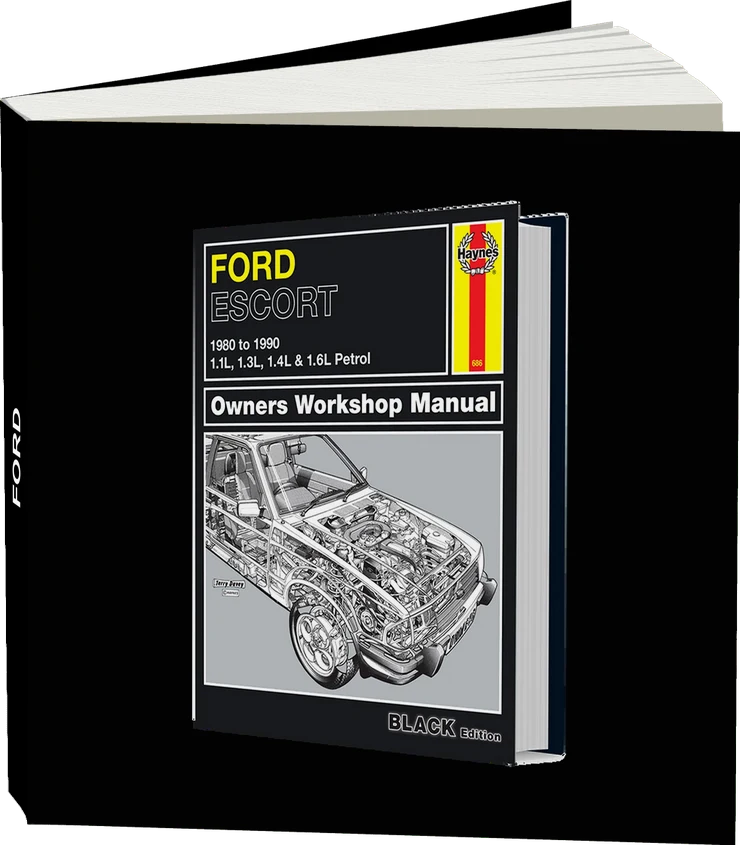 Ford Escort Petrol (Sept 1980-Sept 1990) Haynes Repair Manual - Premium Hardback Edition