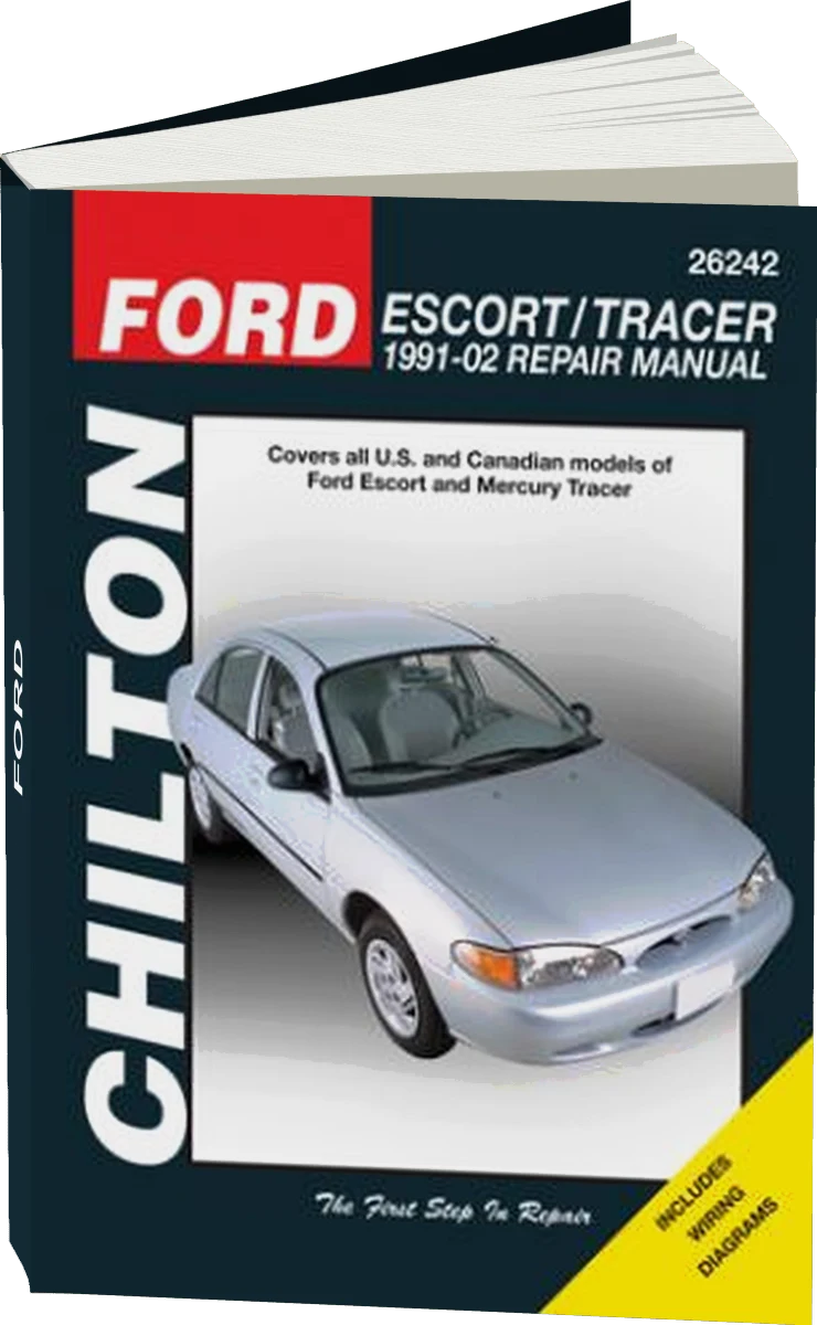 Ford Escort/Tracer Chilton Repair Manual for 1991-02 covering all models of Ford Escort and Mercury Tracer