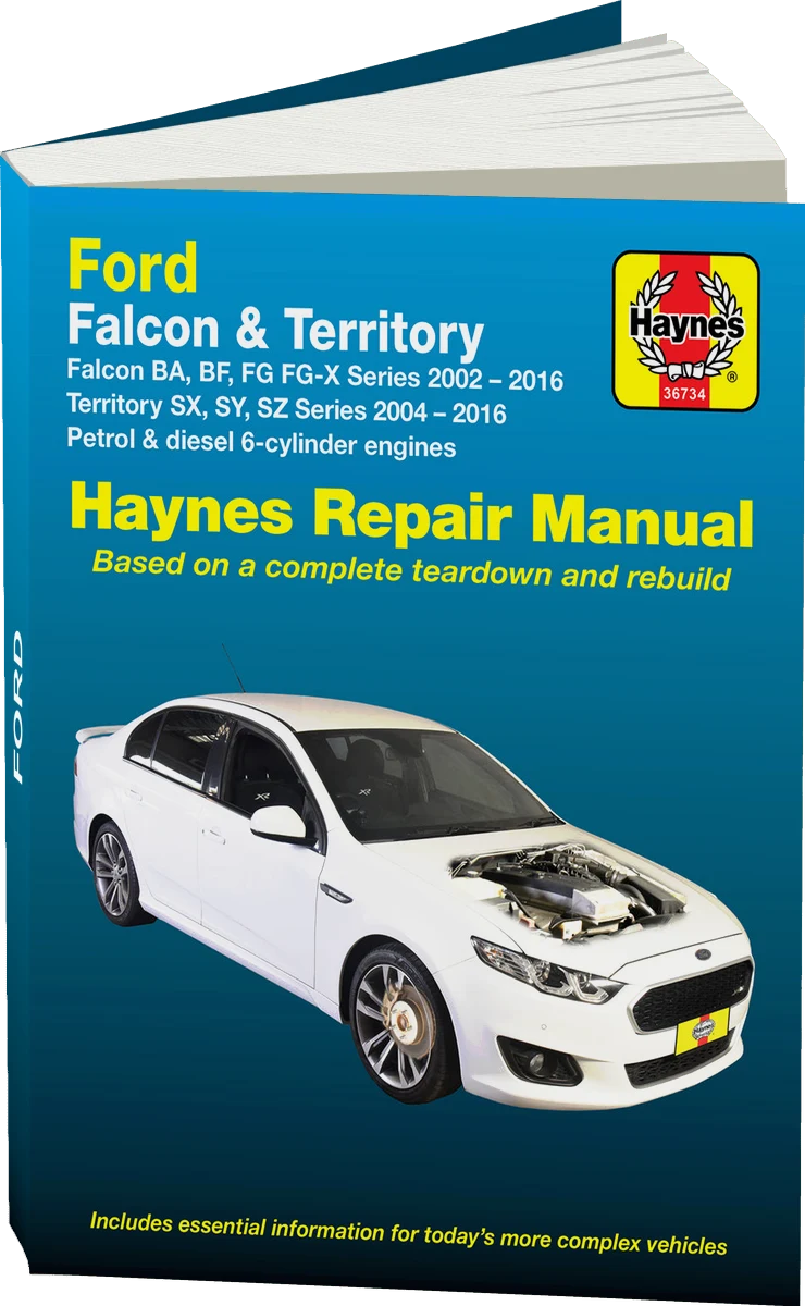 Ford Falcon (02-14) and Territory (04-11) Haynes Repair Manual (AUS)