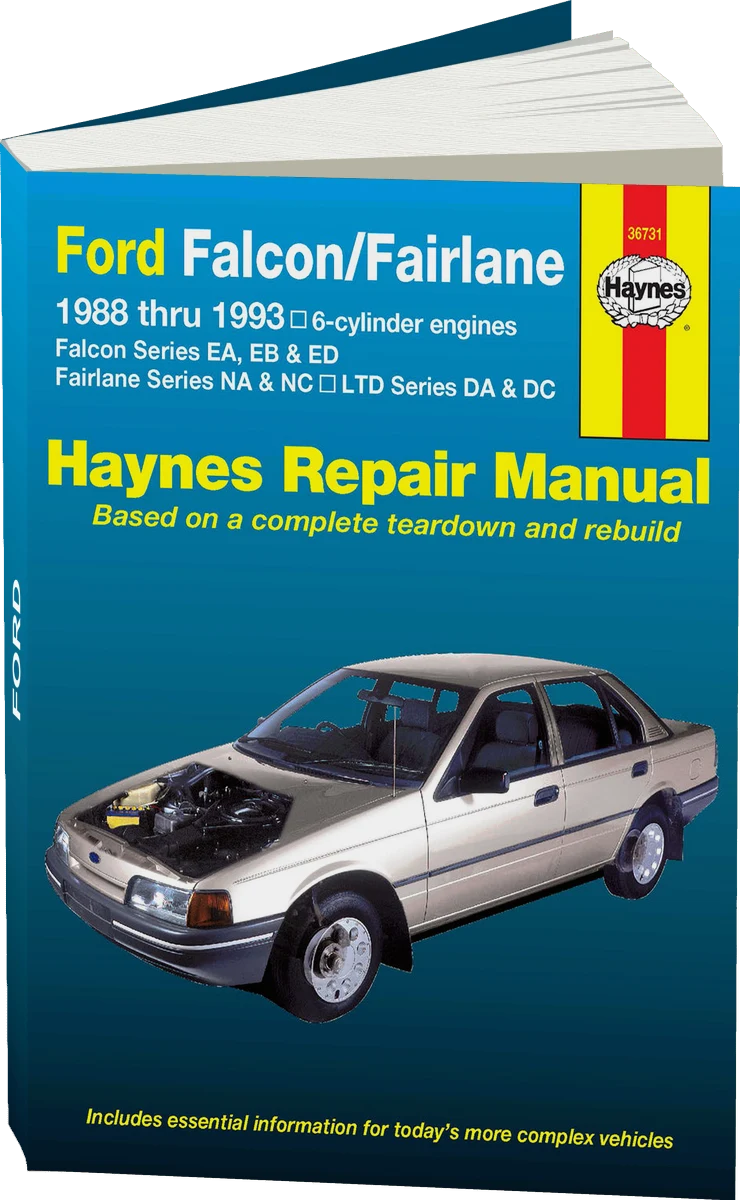 Ford Falcon, Fairlane and LTD (1988-1993) Haynes Repair Manual