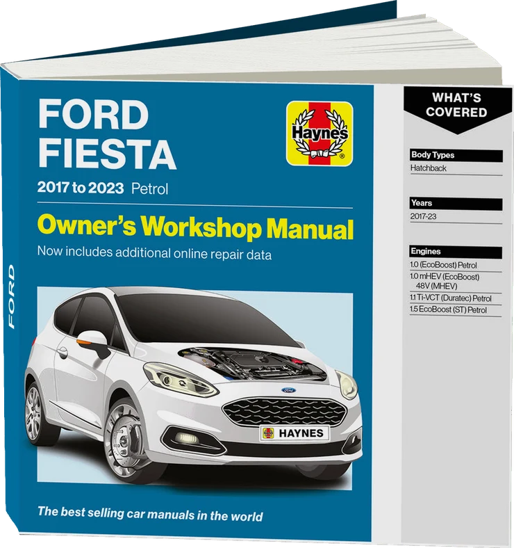 Ford Fiesta Petrol (2017-2023) Haynes Repair Manual