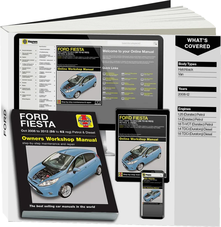 Ford Fiesta Petrol & Diesel (2008-2012) Haynes Repair Manual