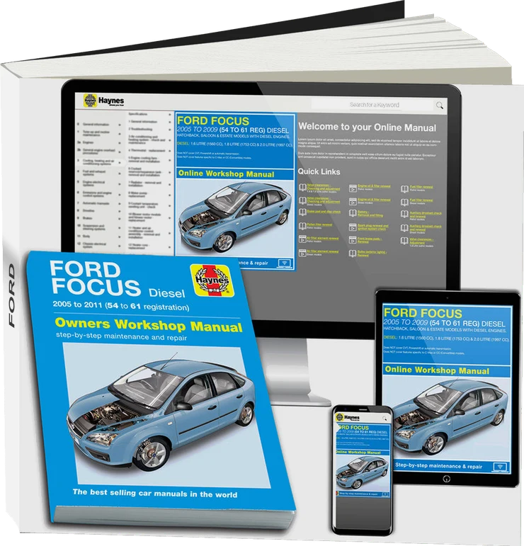 Ford Focus Diesel (2005-2011) 54 to 61 Haynes Repair Manual