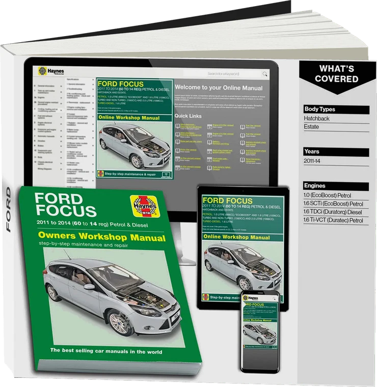 Ford Focus Petrol & Diesel (2011-2014) Haynes Repair Manual