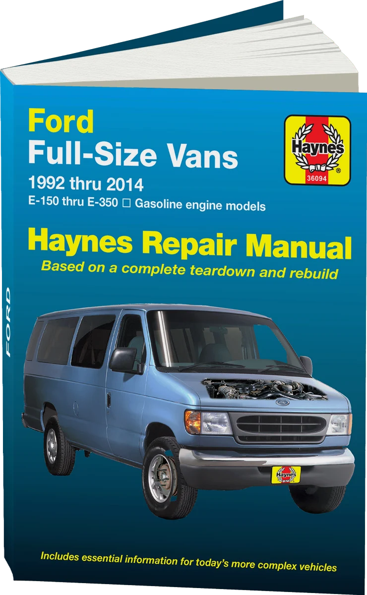 Ford Full-Size E-150-E-350 Petrol Vans (92-14) Haynes Repair Manual