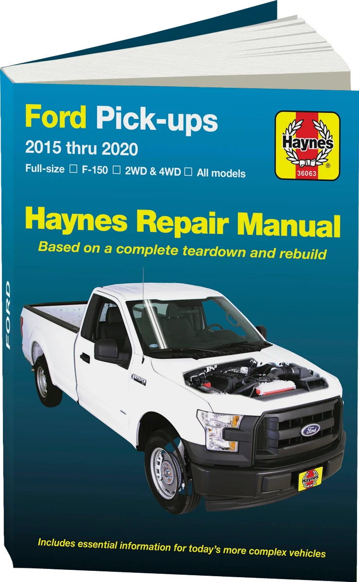 Ford Full-Size F-150 2WD & 4WD Pick-Ups (15-20) Haynes Repair Manual