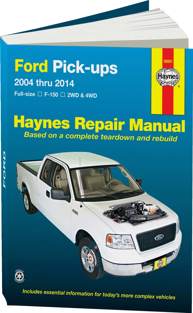 Ford full-size petrol pick-ups F-150 2WD & 4WD (2004-2014) Haynes Repair Manual (USA)