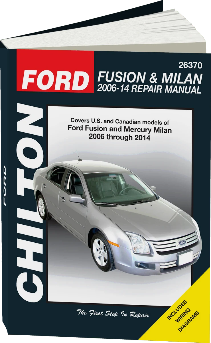 Ford Fusion & Mercury Milan (2006-10) for of Ford Fusion & Mercury Milan (exc. hybrids) Chilton Repair Manual (USA)