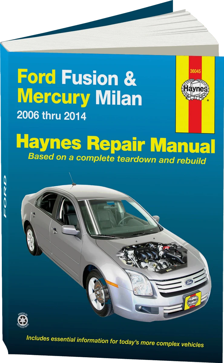 Ford Fusion & Mercury Milan (2006-2014) Haynes Repair Manual (USA)
