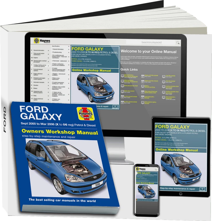 Ford Galaxy Petrol & Diesel (2000-2006) Haynes Repair Manual
