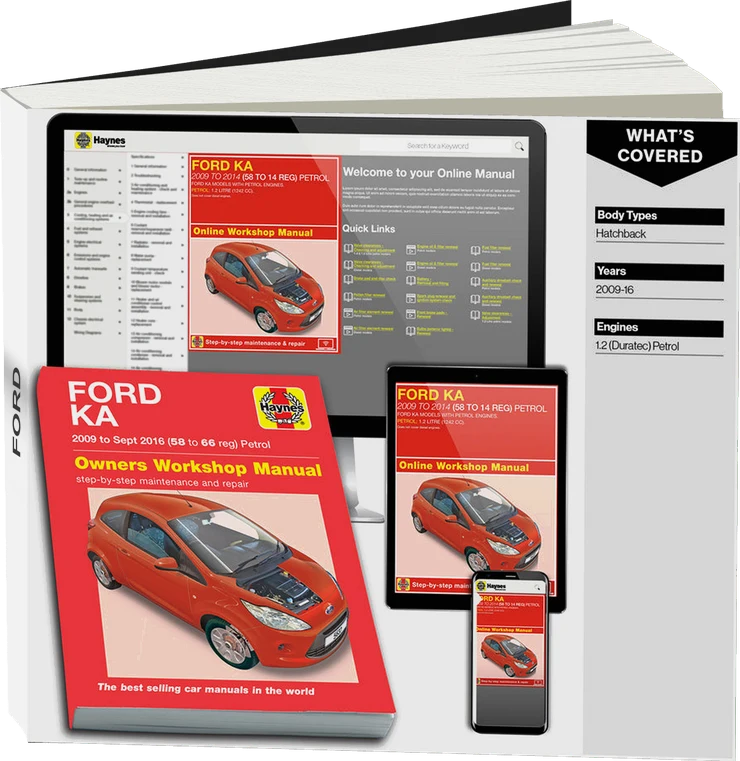 Ford Ka (2009-2016) Haynes Repair Manual