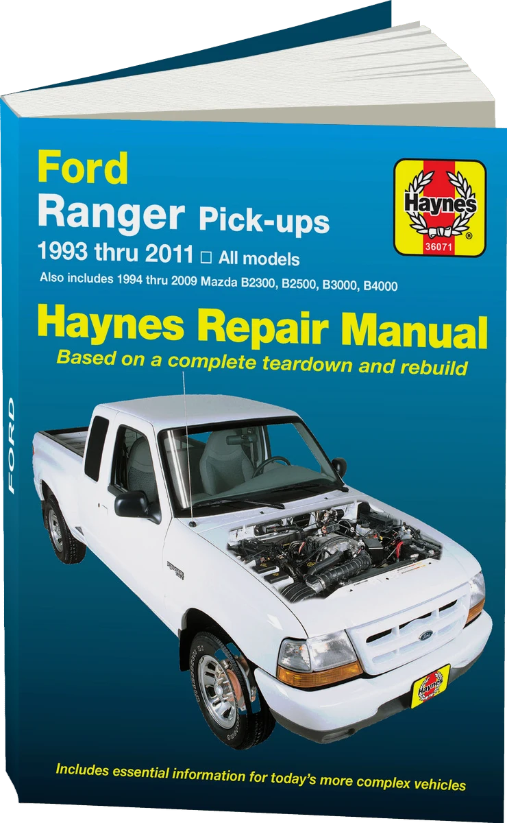 Ford Ranger (93-11) & Mazda B2300/B2500/B3000/B4000 (94-09) Haynes Repair Manual
