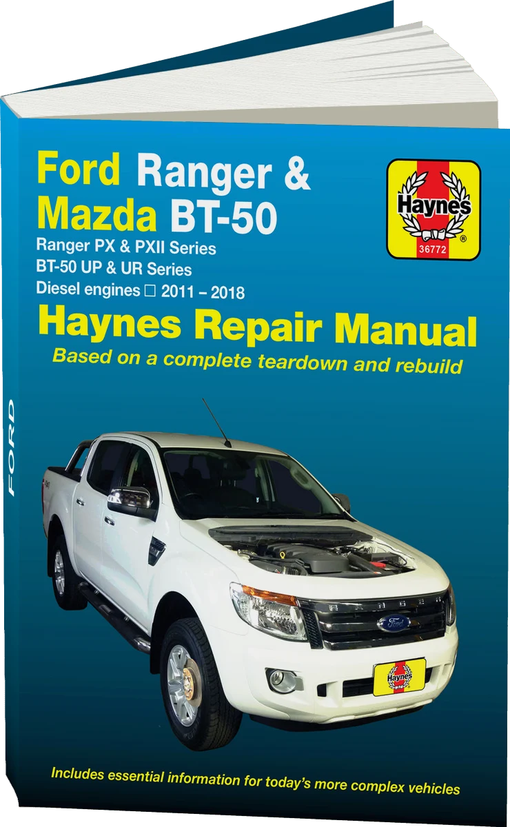 Ford Ranger / Mazda BT-50 Diesel 2011-2018 Haynes Repair Manual