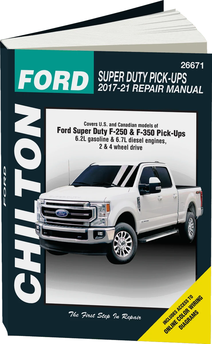 Ford Super Duty F-250 and F-350 (2017 - 2021) Chilton Repair Manual