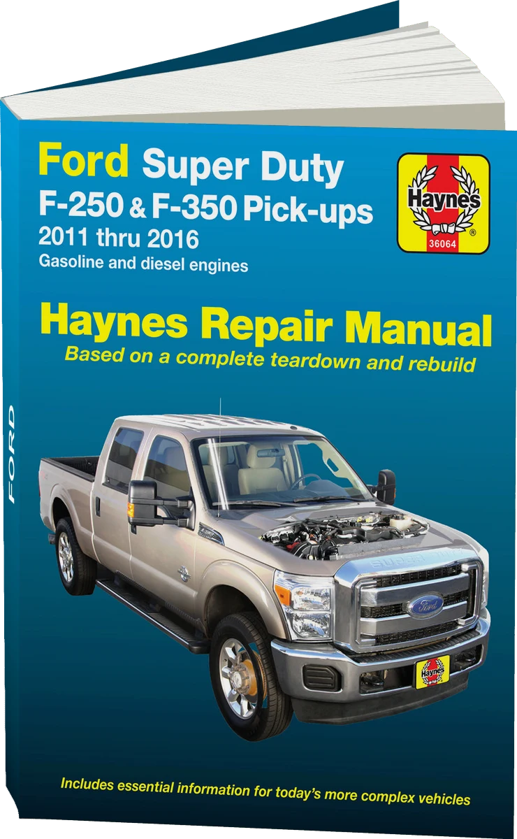 Ford Super Duty F-250 & F-350 Pick-ups (2011-2016) Haynes Repair Manual