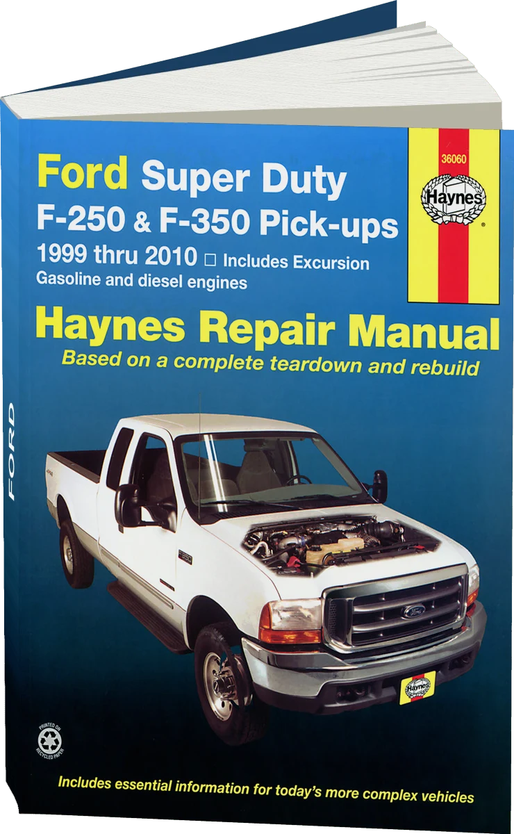 Ford Super Duty Pick-Up & Excursion for Ford Super Duty F-250 & F-350 Pick-Ups & Excursion (99-10) Haynes Repair Manual