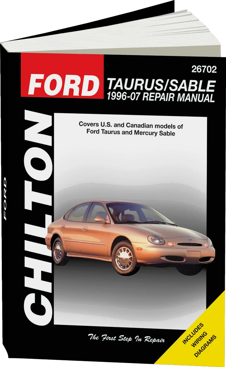 Ford Taurus/Sable (1996-05) for except SHO or variable fuel models Chilton Repair Manual (USA)