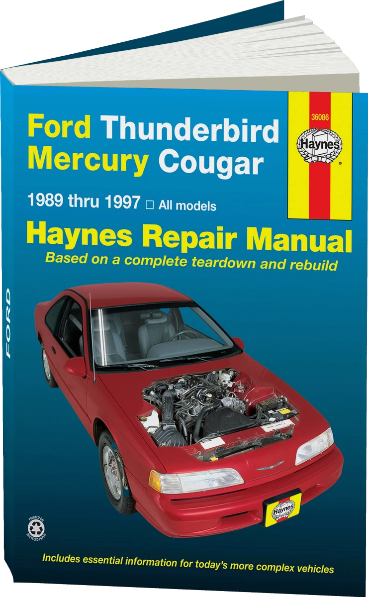 Ford Thunderbird & Mercury Cougar (1989-1997) Haynes Repair Manual
