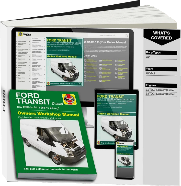 Ford Transit Diesel (2006-2013) Haynes Repair Manual