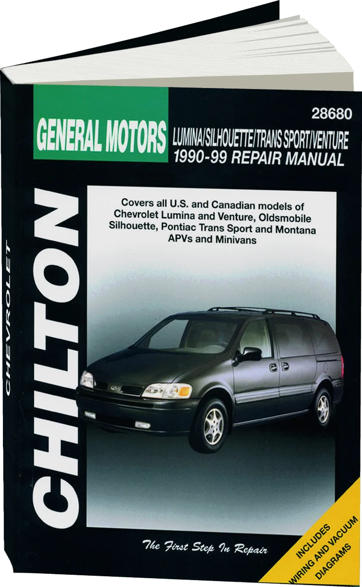 General Motors (1990-99) for of Chevrolet Lumina & Venture, Oldsmobile Silhouette, Pontiac Trans Sports & Montana APVs & Minivans Chilton Repair Manual (USA)