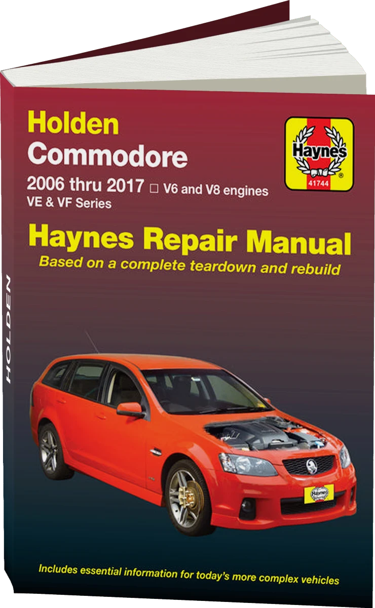 Holden Commodore (06-17) Haynes Repair Manual (AUS)
