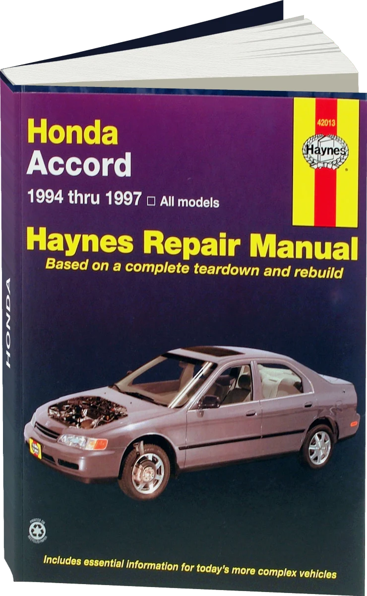 Honda Accord (1994-1997) Haynes Repair Manual (USA)