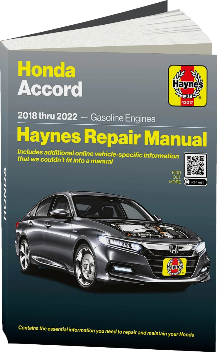 Honda Accord (2018-2022) Haynes Repair Manual