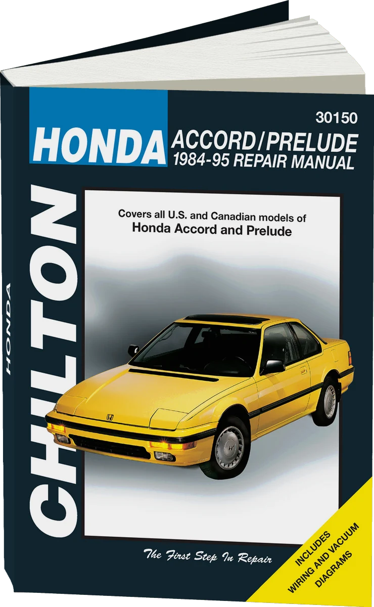 Honda Accord & Prelude (1984-95) Chilton Repair Manual (USA)