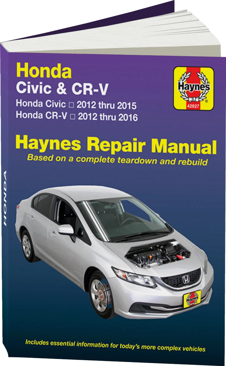 Honda Civic (12-15) & CR-V (12-16) Haynes Manual