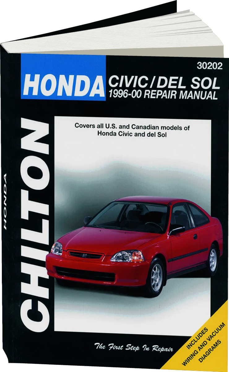 Honda Civic, CRX & del Sol (1996-00) Chilton Repair Manual (USA)