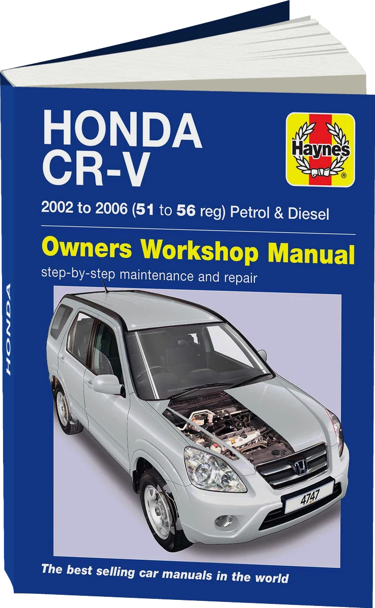 Honda CR-V Petrol & Diesel (2002-2006) Haynes Repair Manual