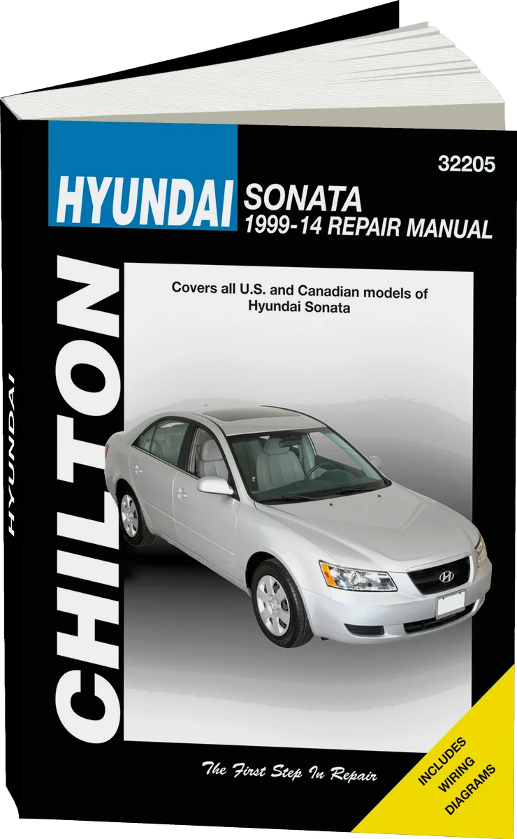 Hyundai (1999-14) for of Sonata exc. hybrid models Chilton Repair Manual (USA)
