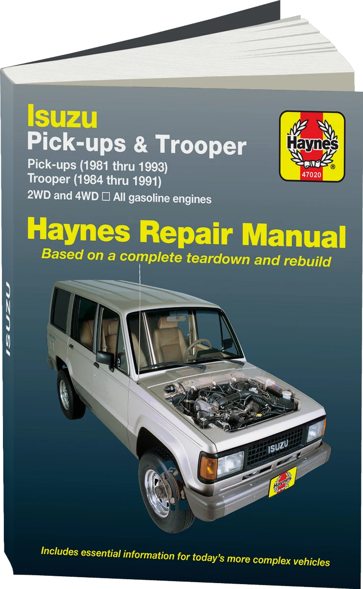 Isuzu Pick-ups (81-93), Trooper & Trooper II (84-91) with Gas Engines Haynes Repair Manual