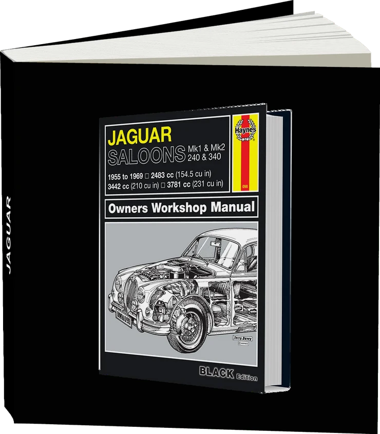 Jaguar MkI & II, 240 & 340 (1955-1969) Haynes Repair Manual - Premium Hardback Edition