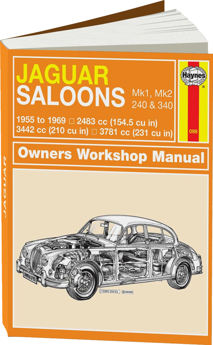 Jaguar MkI & II, 240 & 340 (1955-1969) Haynes Repair Manual